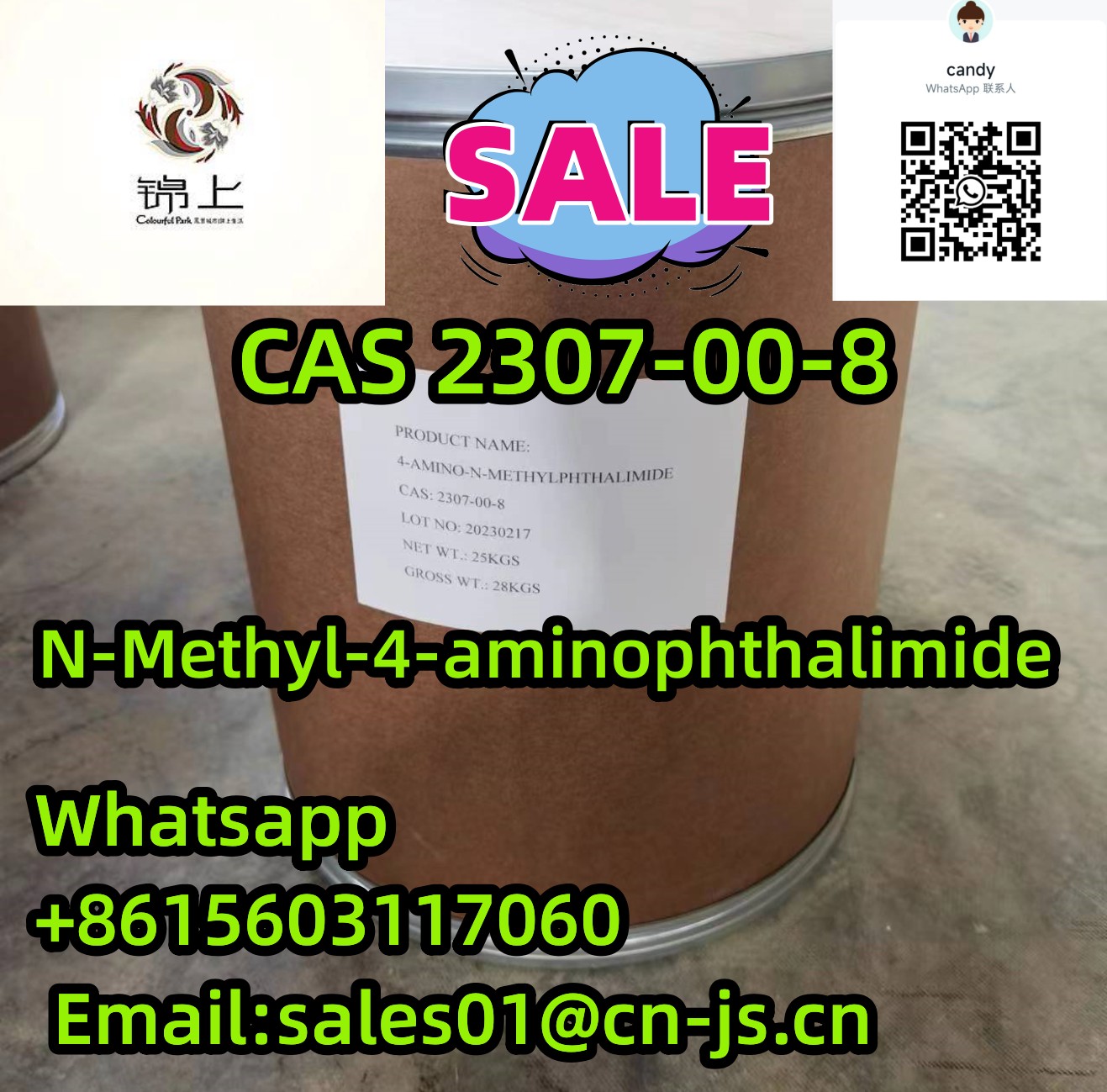 2307-00-8  N-Methyl-4-aminophthalimide