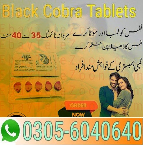 Black Cobra Tablets in Sukkur – 03056040640