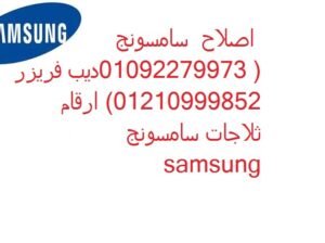 اصلاح بالضمان للثلاجات سامسونج الجيزة 01095999314