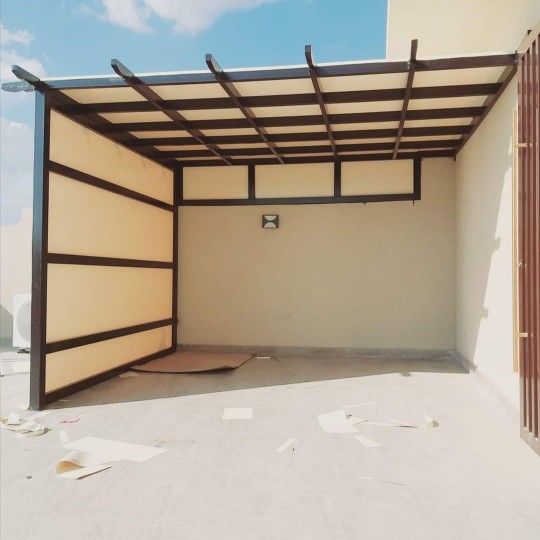 مظلات وسواتر وجميع أعمال الحداده