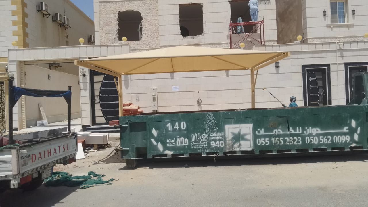 مظلات وسواتر وهناجر وجميع أعمال الحدادة 05374214174