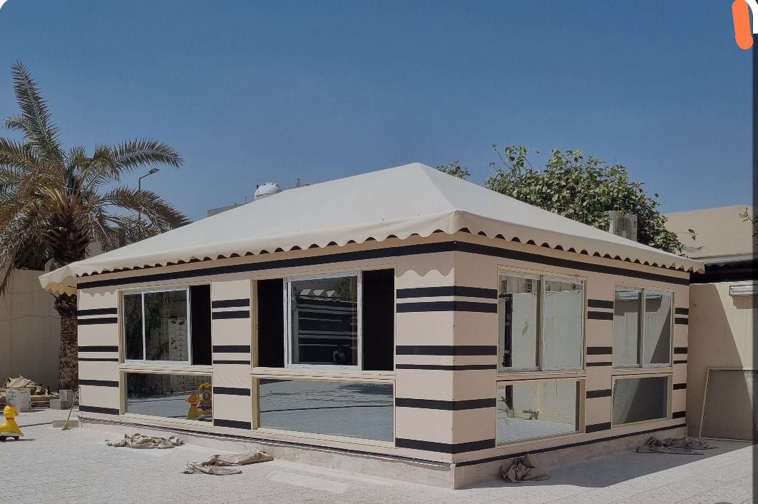 مظلات سواتر الرياض وجميع اعمال الحداده