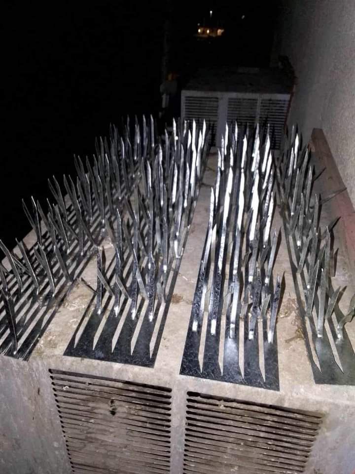 دبابيس طارد الحمام محافظ على نظافة البيت من الخارج