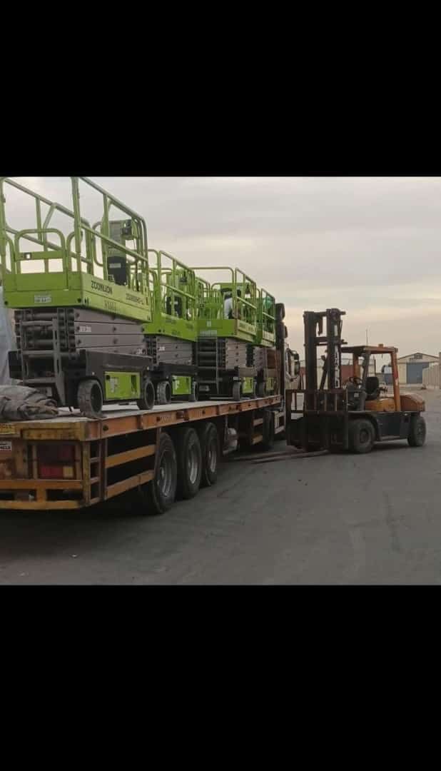 لايجار جميع انواع المعدات الثقيله رافعات شوكيه مير