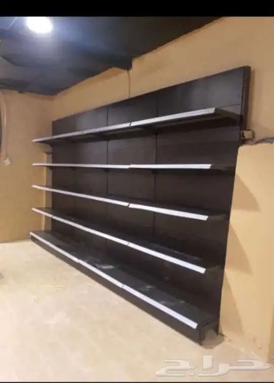 رفوف مستودعات تخزين وسوبر ماركت ومستودعات منزليه