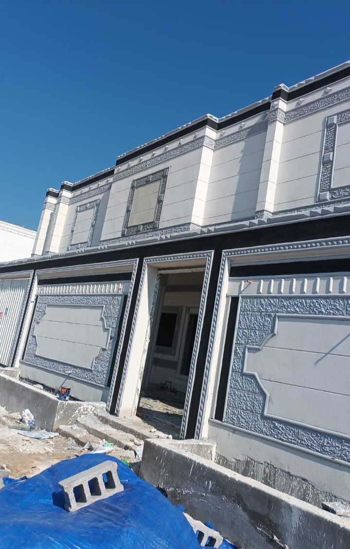 لياسة ملونة وديكورات خارجية بديل الحجر