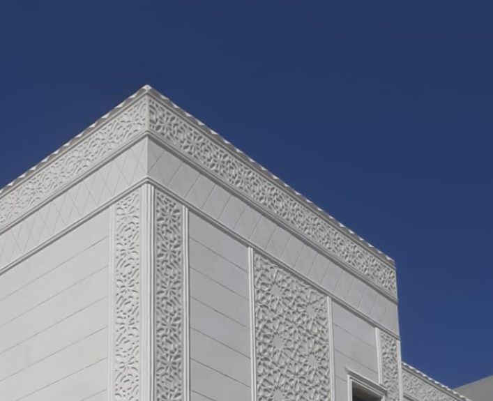 لياسة ملونة وديكورات خارجية بديل الحجر