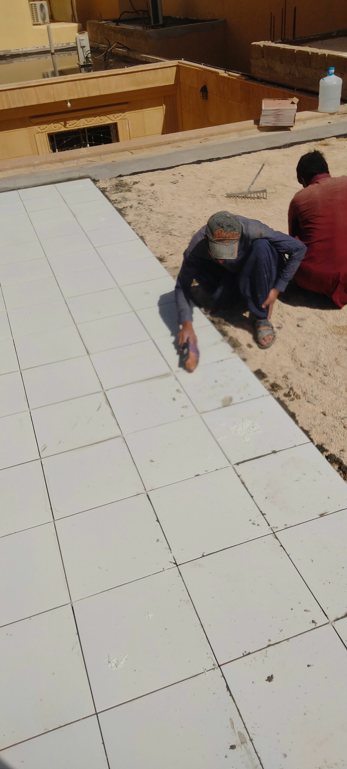 مقاول باكستاني ترميم تكسير صبه بلاط