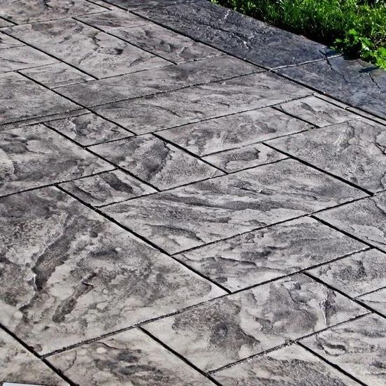 خرسانة المطبوعه الملونه الأرضيات