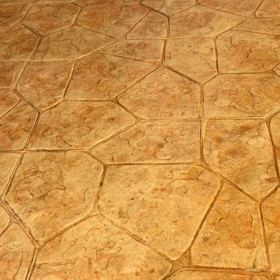 الخرسانة المطبوعة/ المختومة