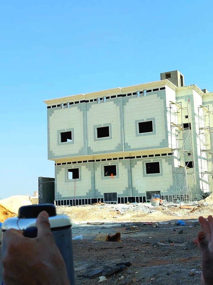 لياسة ملونة وديكورات خارجية بديل الحجر