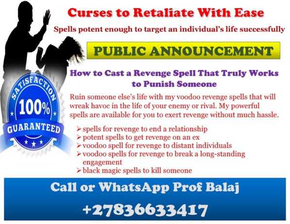 Revenge Spells That Really Work +27836633417