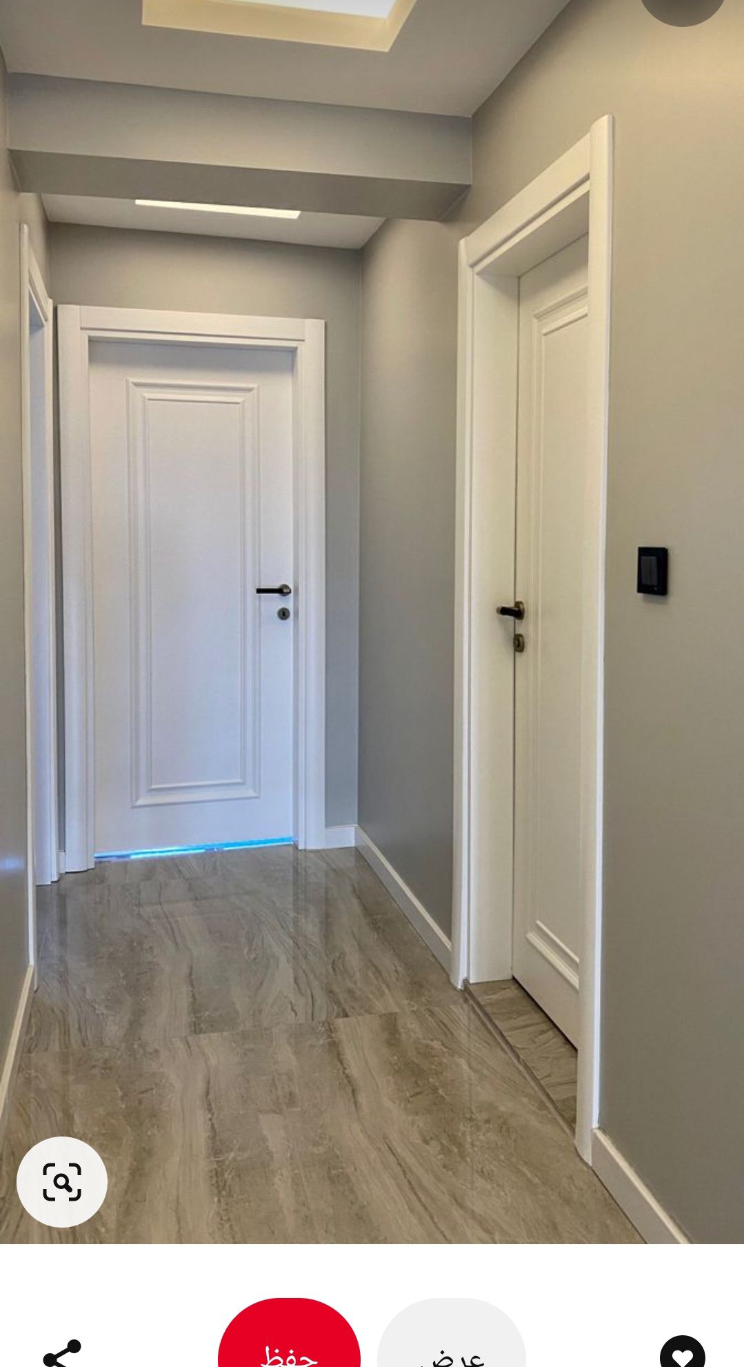 دهان ابواب حديد وخشب