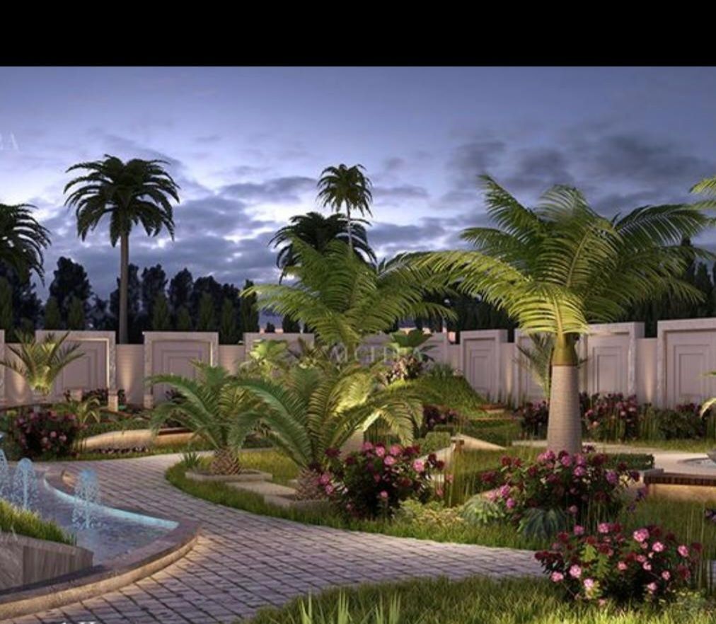 تنسيق جميع الحدايق وتركيب جميع شبكات الري وشلالات