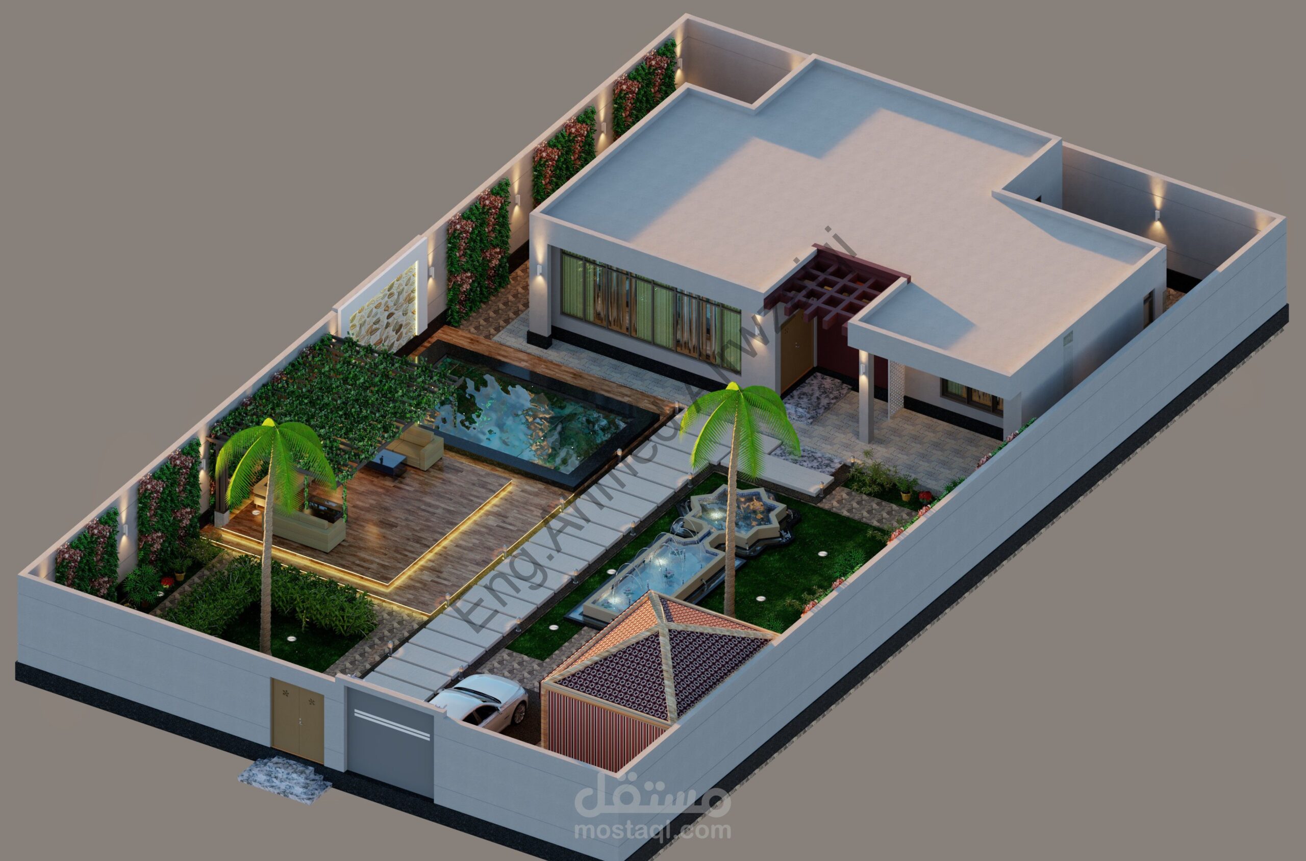 مهندس استراحات وشاليهات وفلل