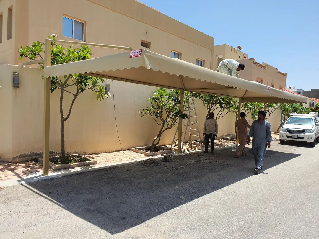 مظلات سيارات سواتر برجولات الدمام الخبر القطيف