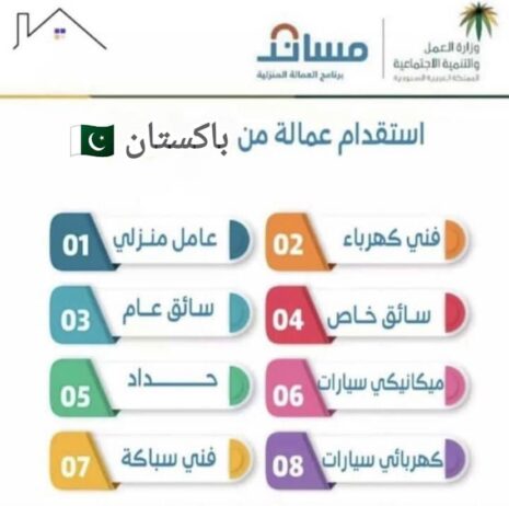 مكتب استقدام من باكستان