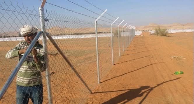 تسوير المزارع والأراضي بشبك لطلب لاتصال اوتساب