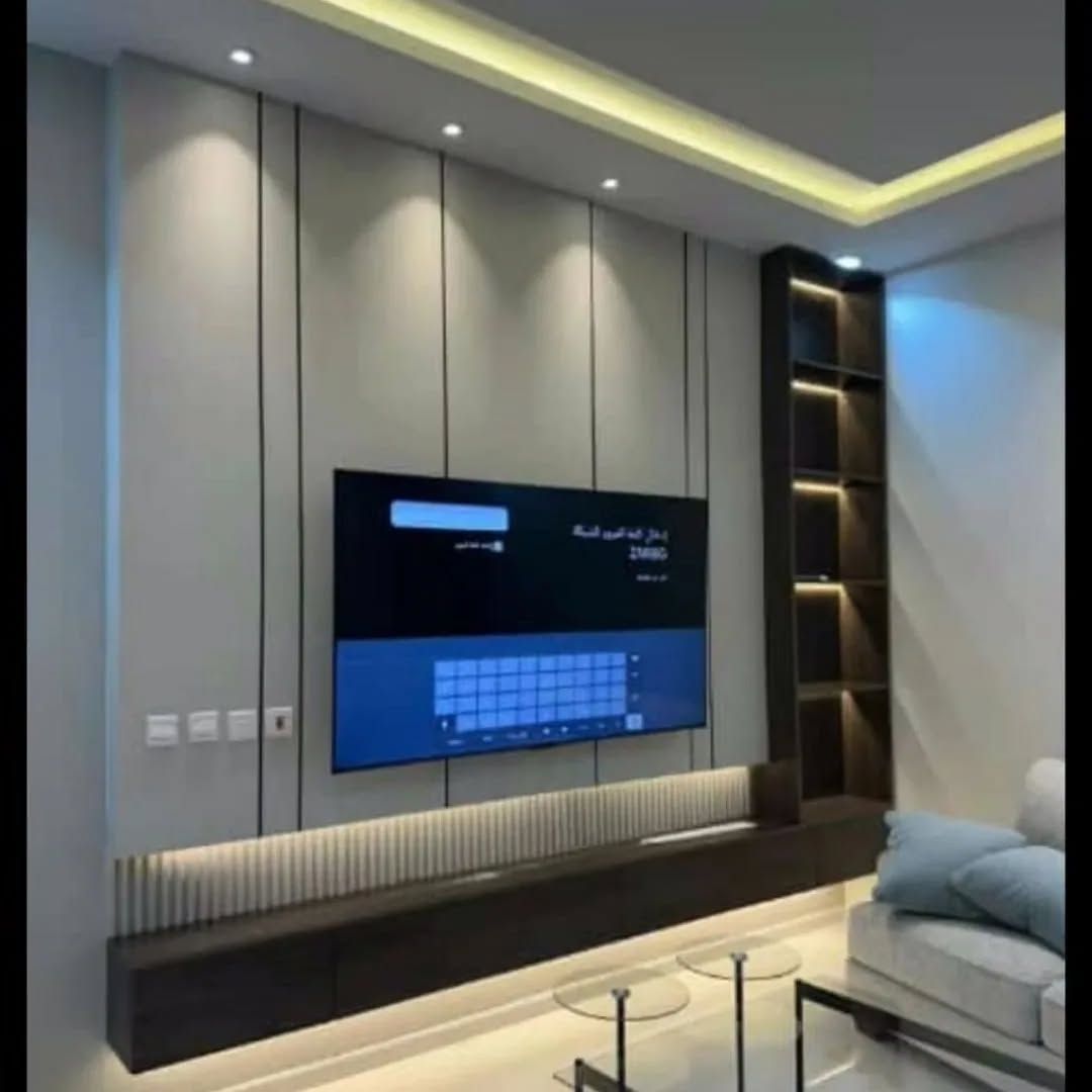 ديكورات شيبورد طاولات تلفزيون دولاب خشب