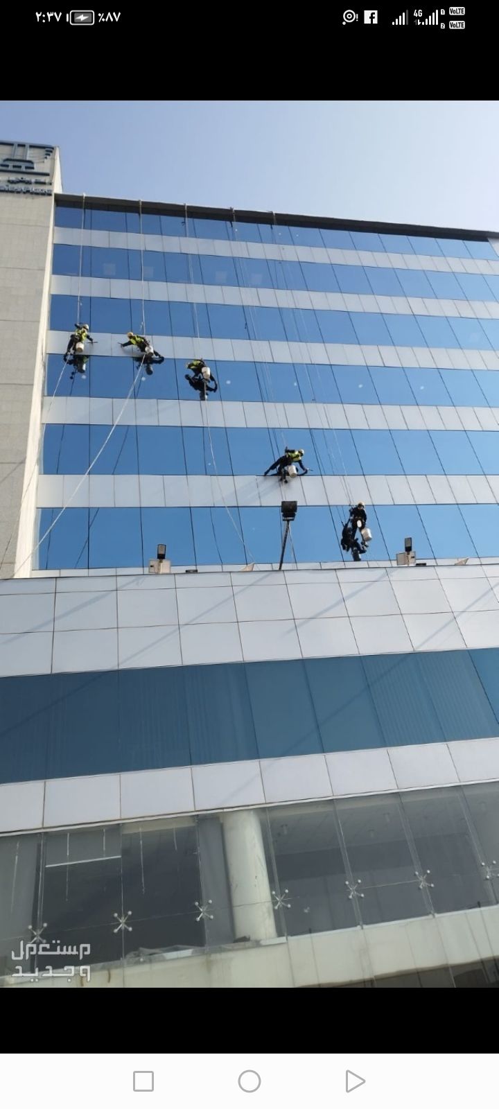 شركة تنظيف واجهات الزجاج الأول في جده