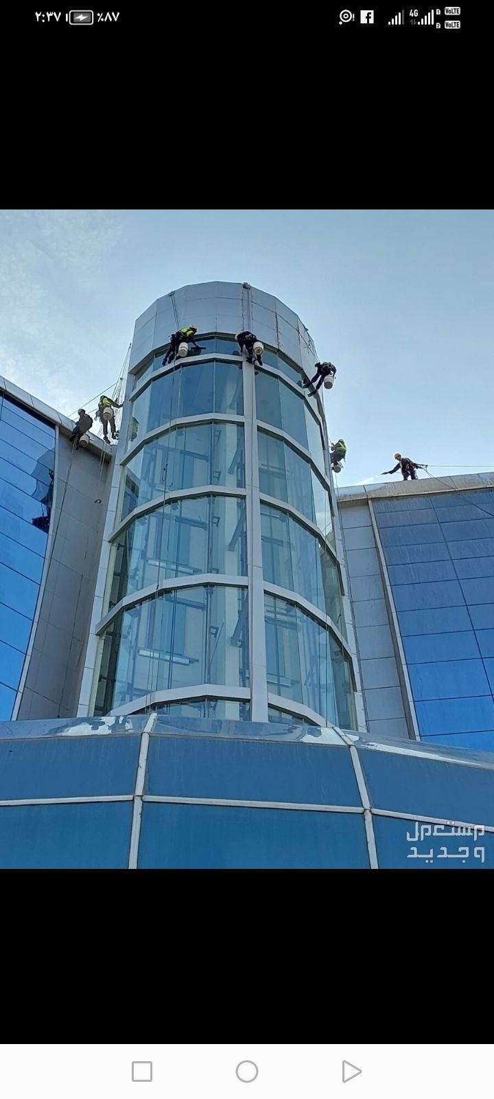 شركة تنظيف واجهات الزجاج الأول في جده