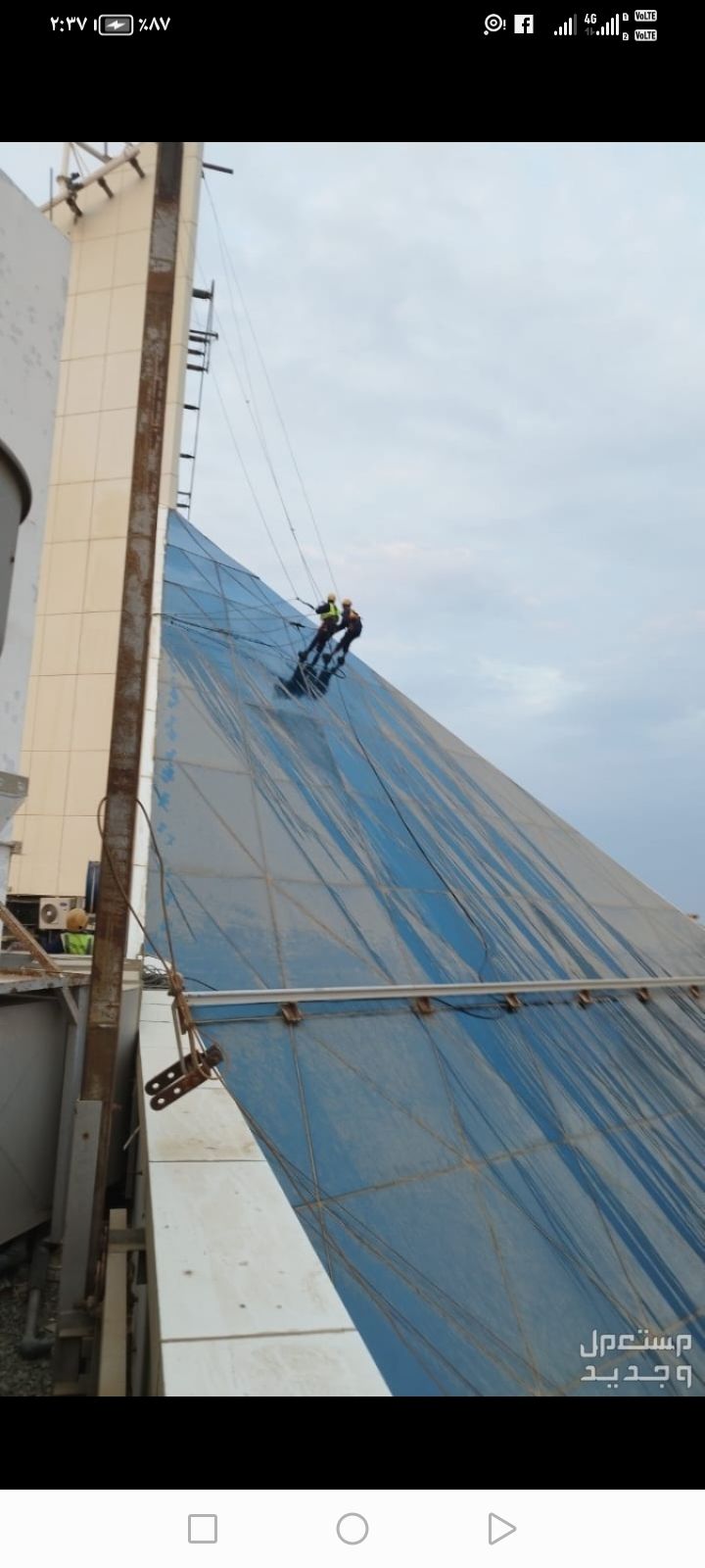 شركة تنظيف واجهات الزجاج الأول في جده