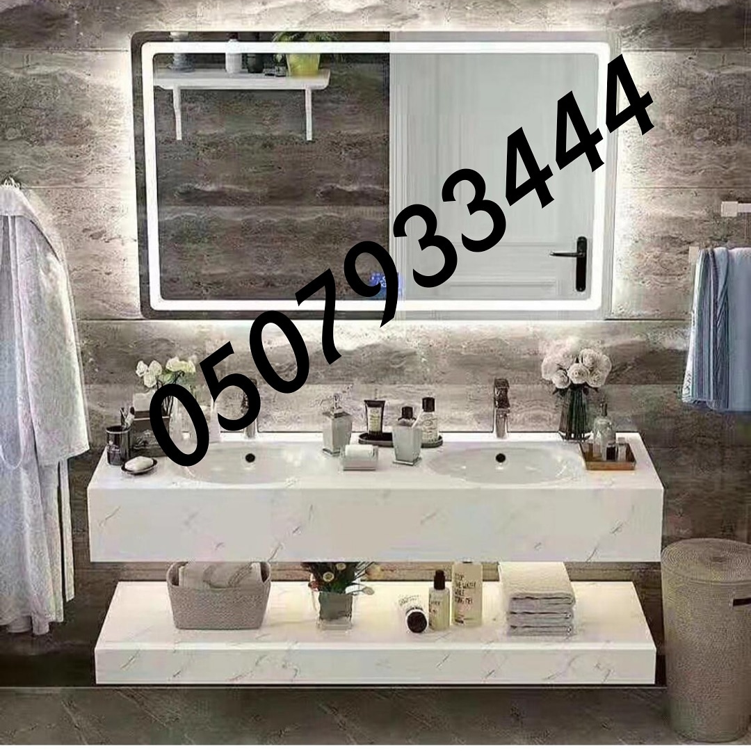 مغاسل رخام , ديكورات مغاسل حمامات جديدة