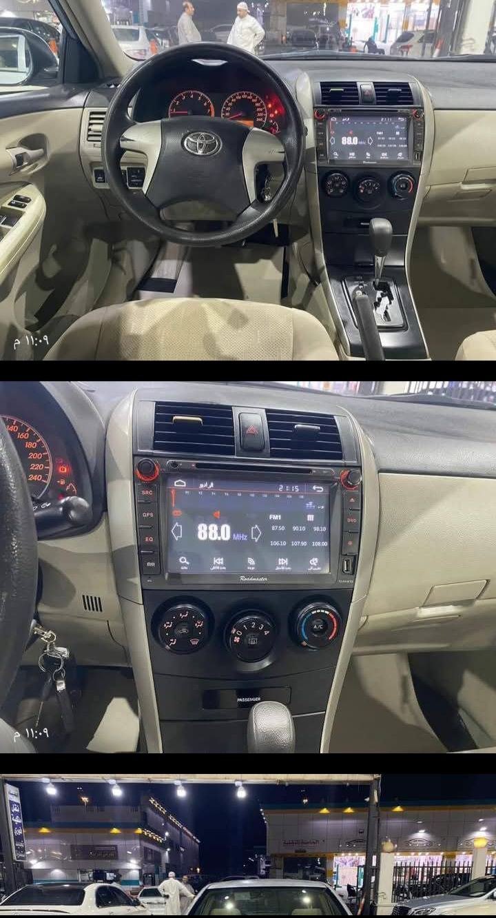 سيارة للبيع تويوتا كورولا الموديل : 2013 الممشى :