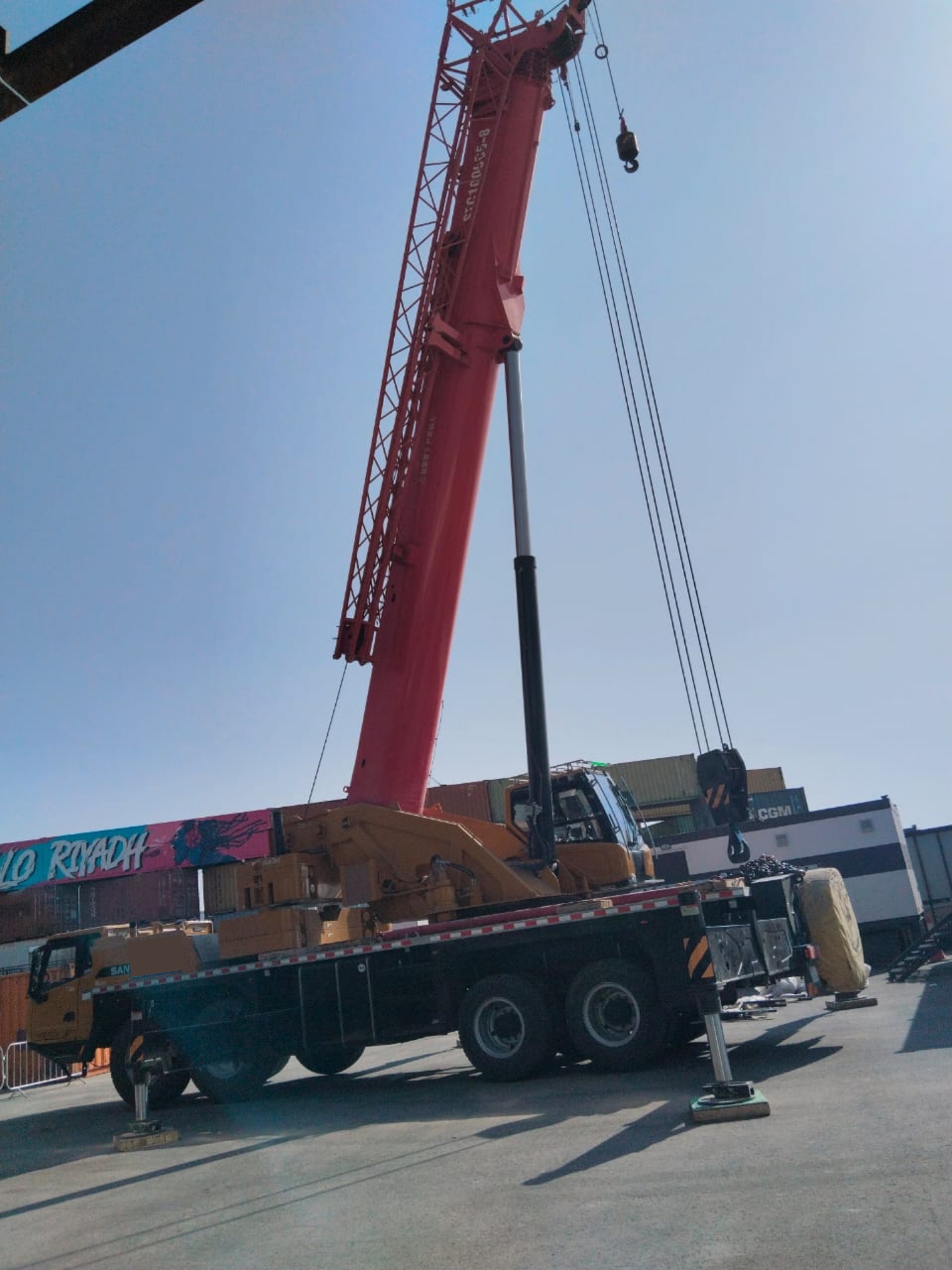 #كرينات_للايجار _كل_الاحجام_الدمامCranes for rent