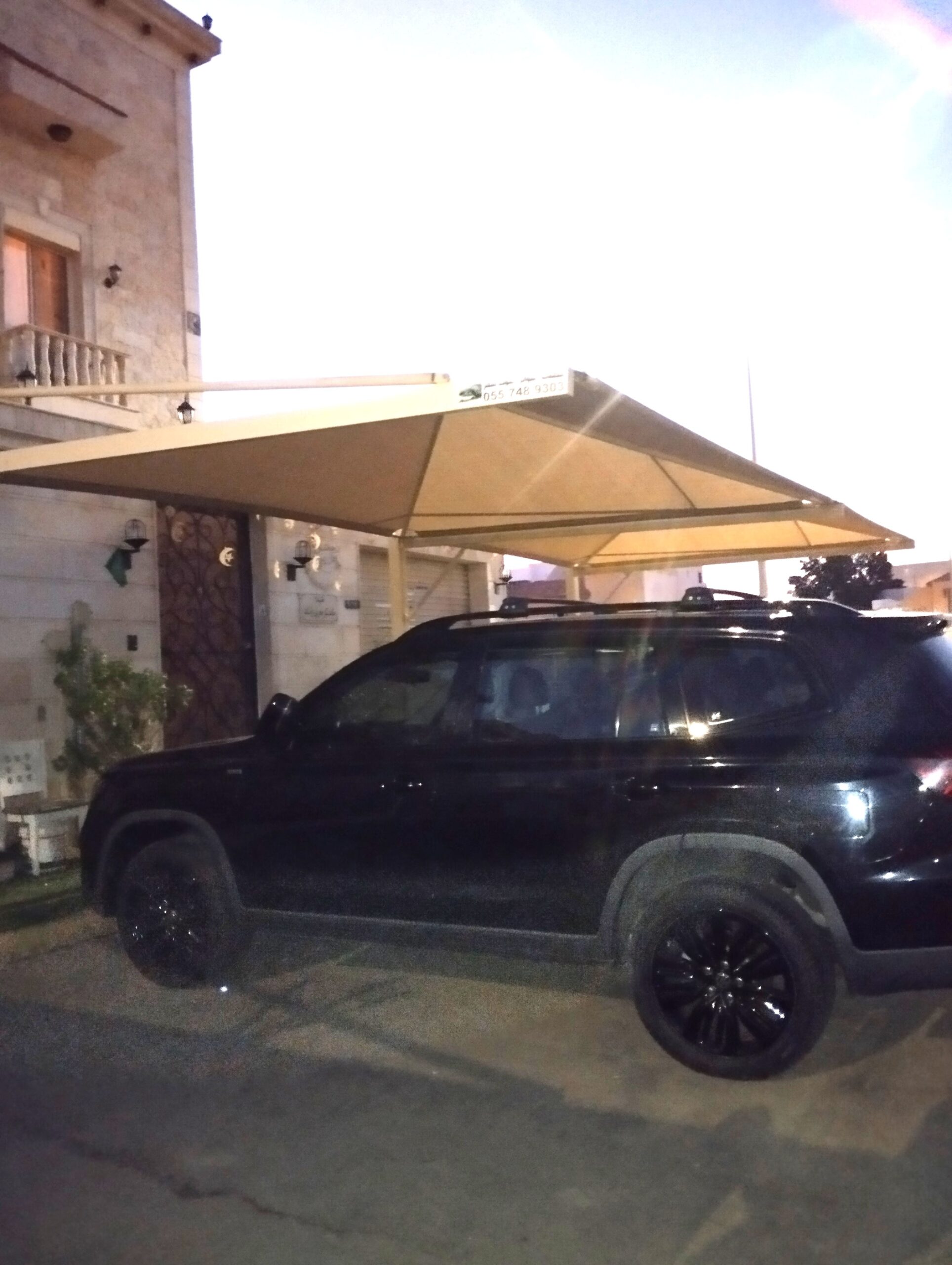 مظلات وسواتر جدة لتفصيل وتركيب مظلات سيارات تركيب