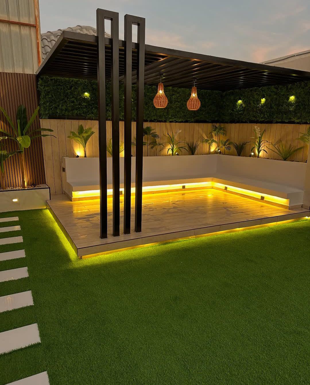 تنسيق الحدائق شلالات ونوافير