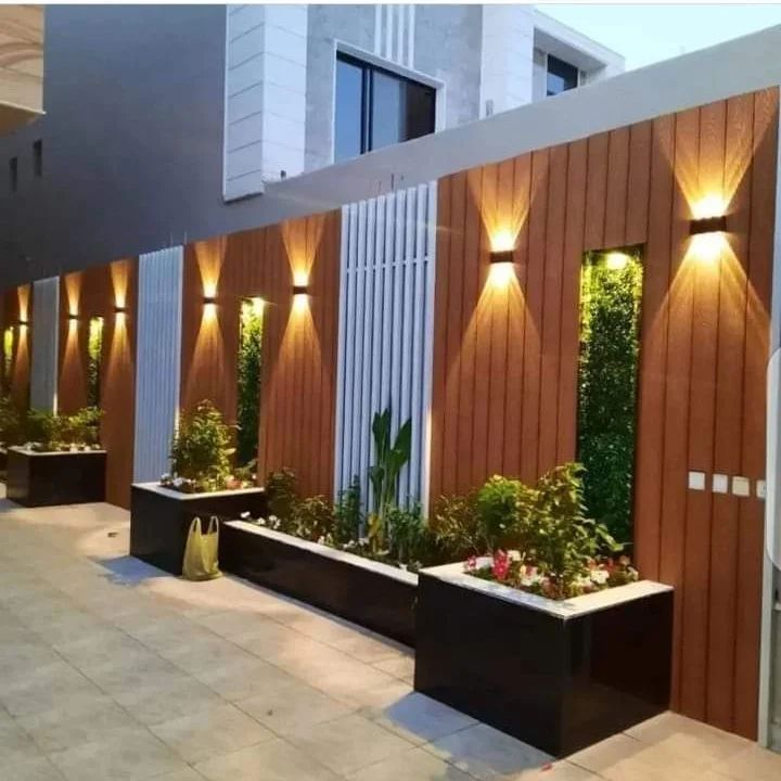 أحواض زراعيه وتنسيق حدائق وتكسيات خارجية