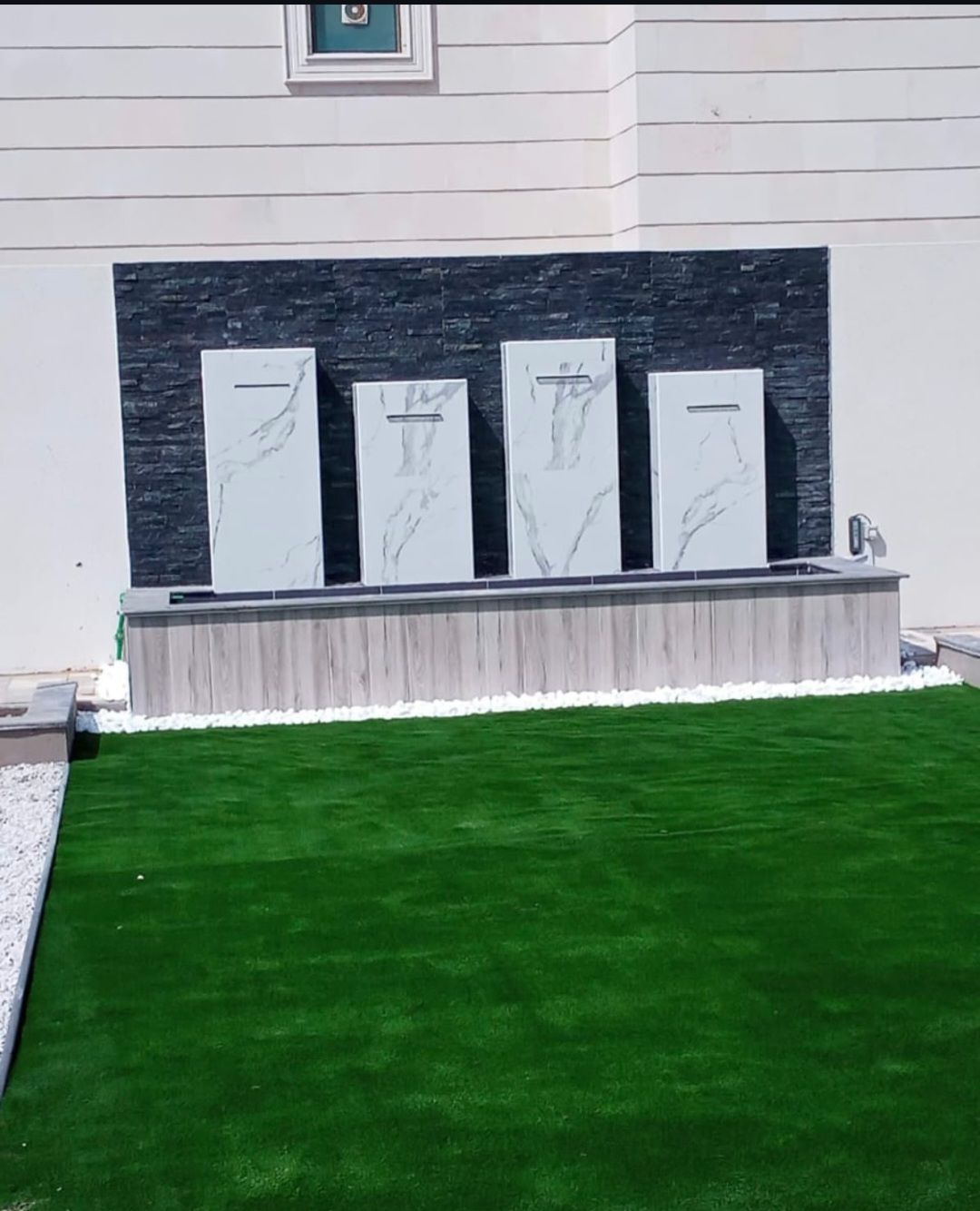 تنسيق الحدائق شلالات ونوافير