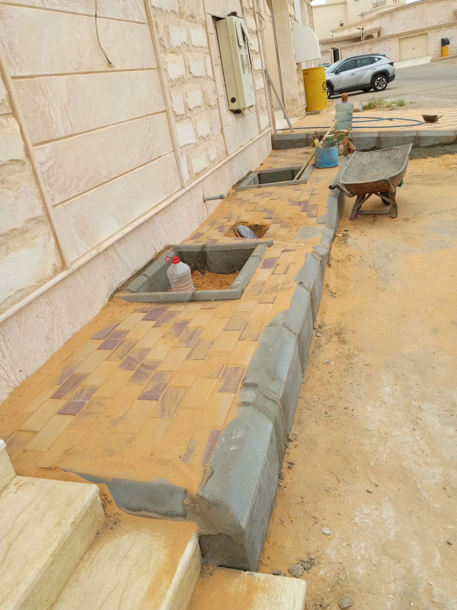 شغل انٹر لاک بندورہ ہجردومہ سککا الجوف