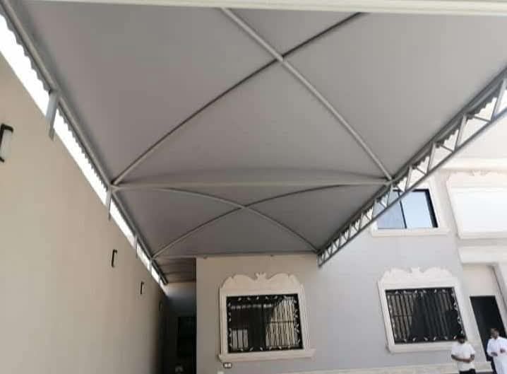 حداد مظلات سيارات مظلات جلسات برجولات