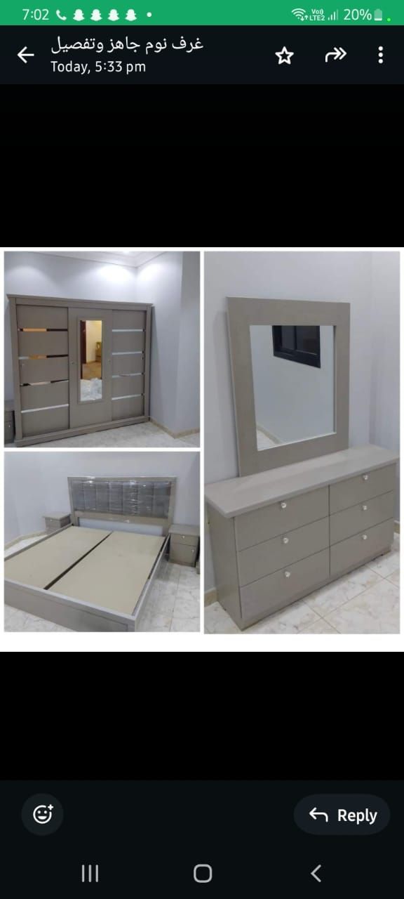 غرف نوم جاهزة من المصنع مباشرة