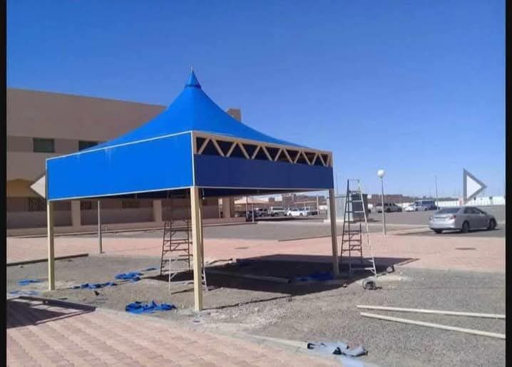 حداد مظلات سيارات مظلات جلسات برجولات