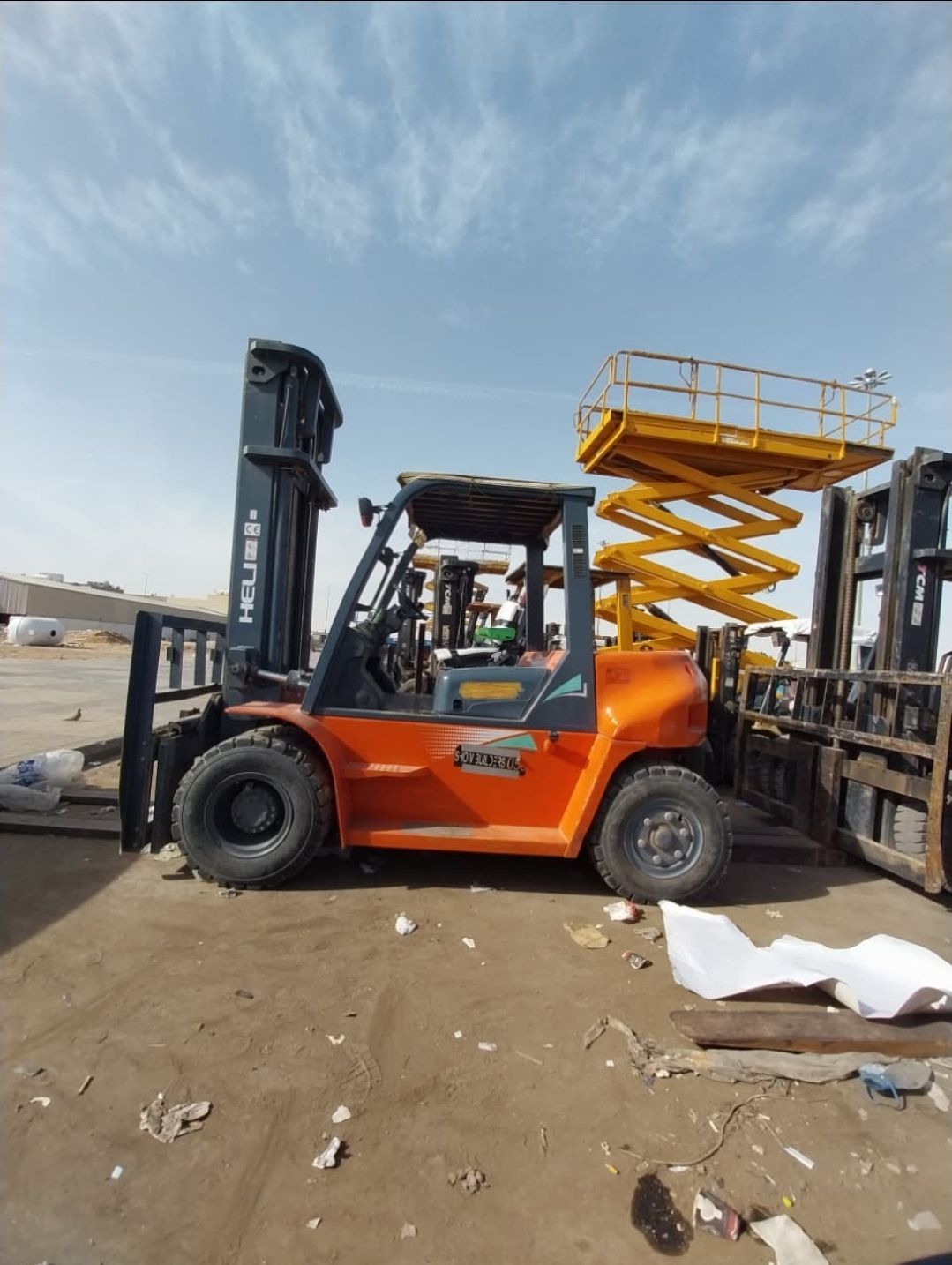 رافعات شوكيه للإيجار جميع الاحجام موديلات حديثة جد