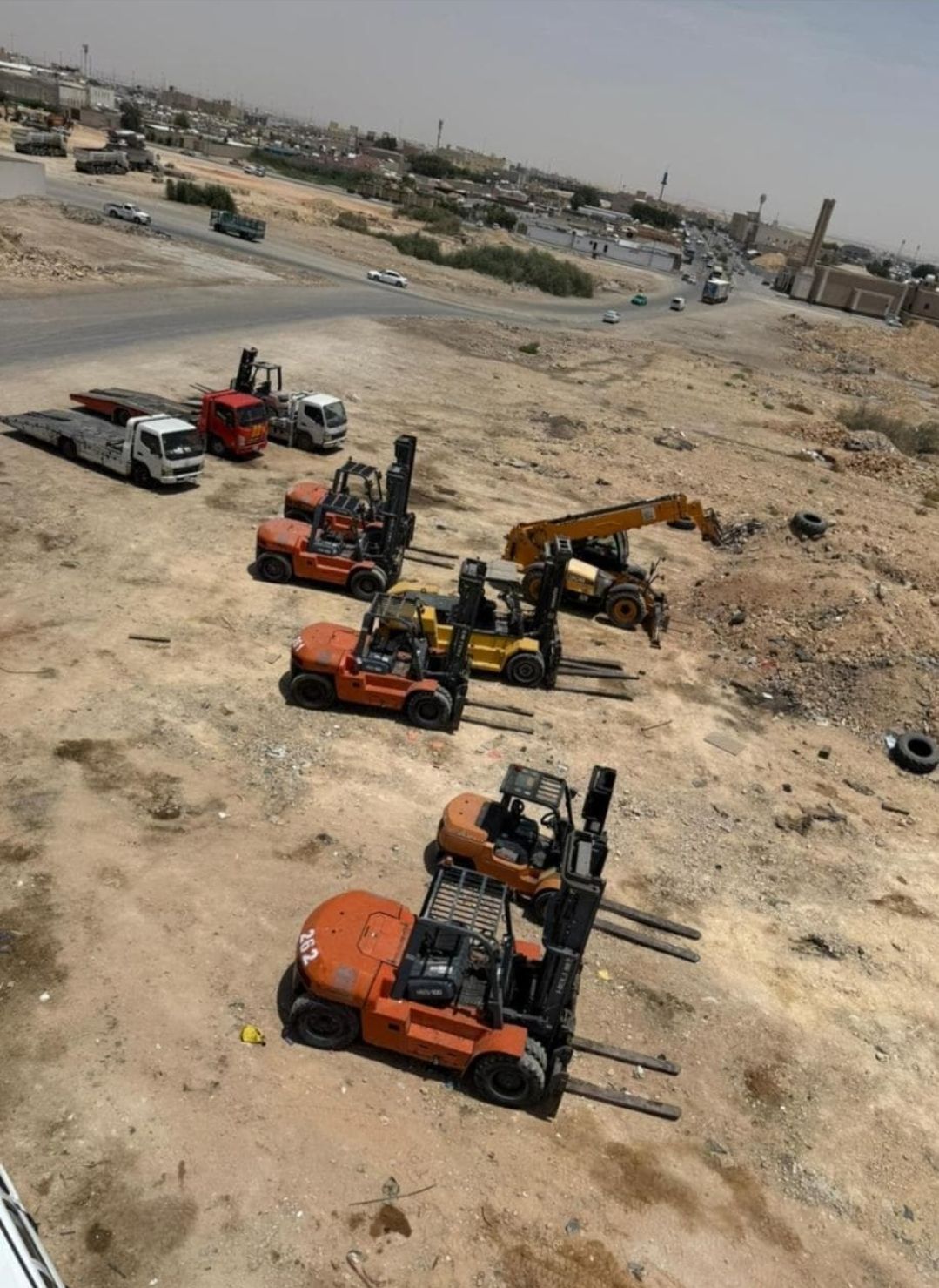 رافعات شوكيه للإيجار جميع الاحجام موديلات حديثة جد