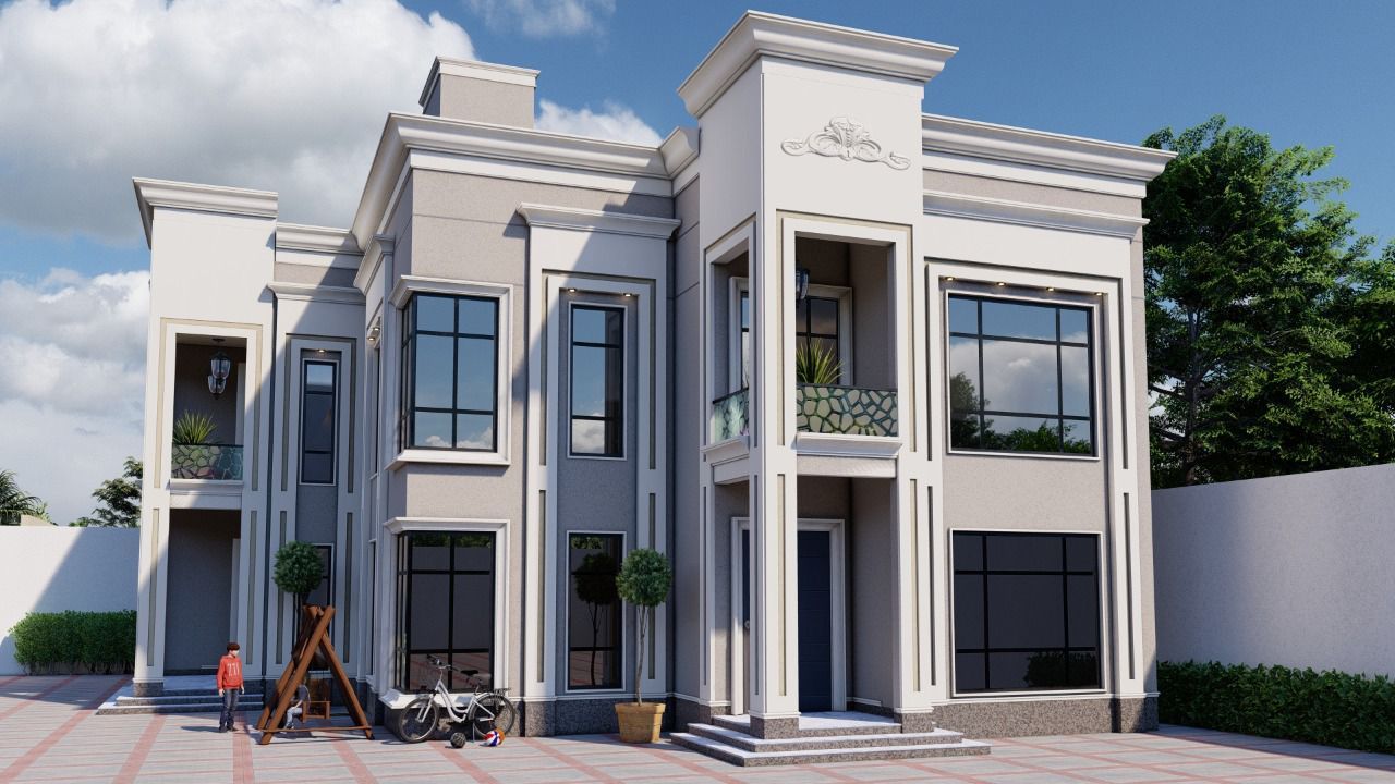 ديكورات خارجية وجي ار سي