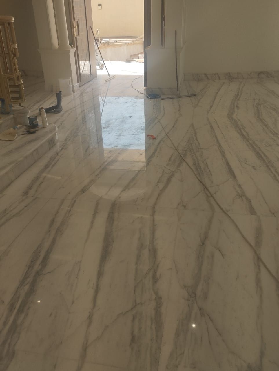 جلي بلاط تلمیع روخام تنظيف