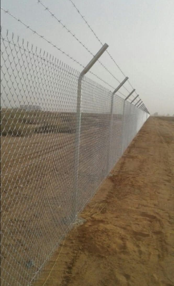 تسوير المزارع والأراضي بشبك لطلب وتساب