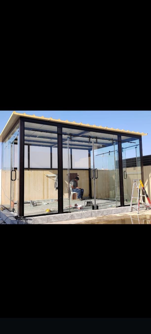 مضلات سيارت سواتر حديد برجولات سطوح المنازل جده