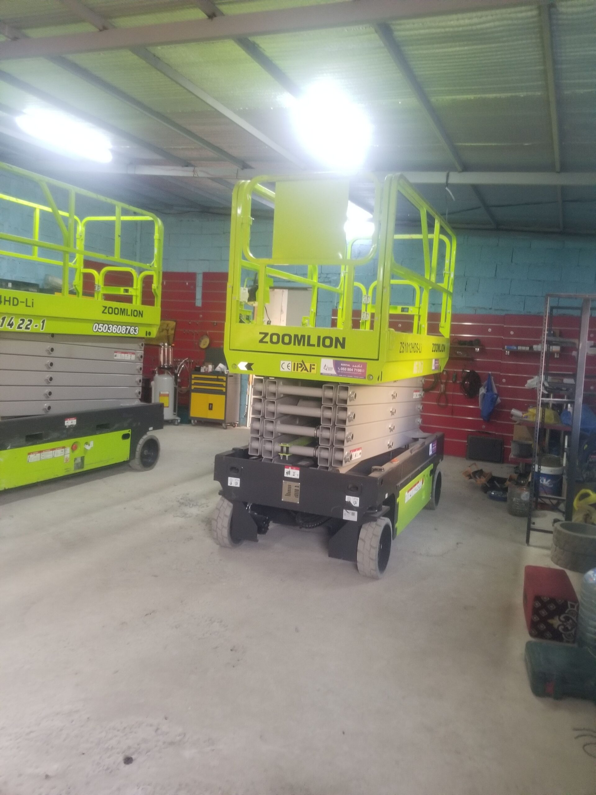 سيزر لفت للايجار رافعات شوكية للايجار