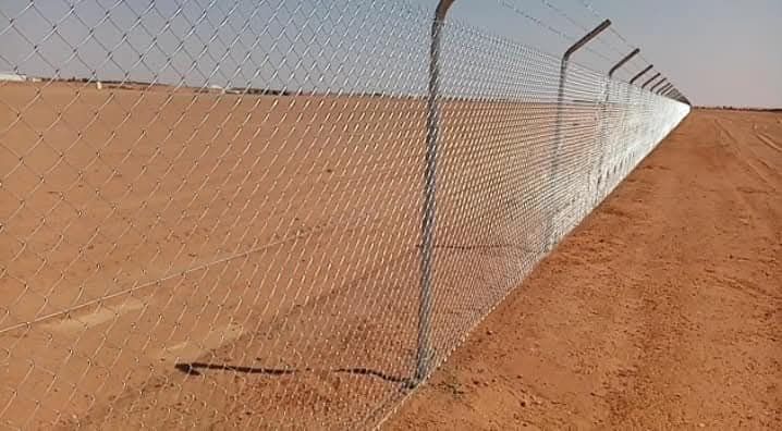 تسوير المزارع والأراضي بشبك لطلب وتساب