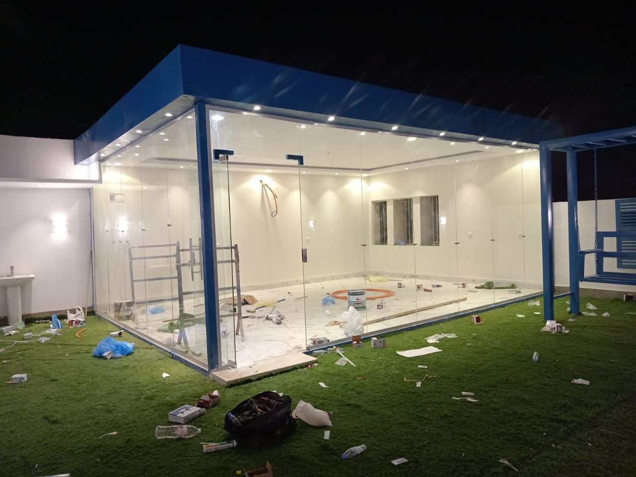 مضلات سيارت سواتر حديد برجولات سطوح المنازل جده