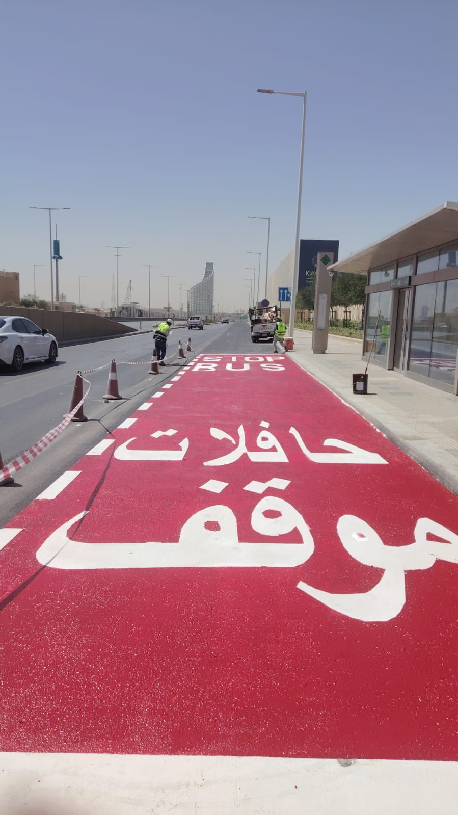 تخطيط مواقف سيارات وأعمال أسفلت