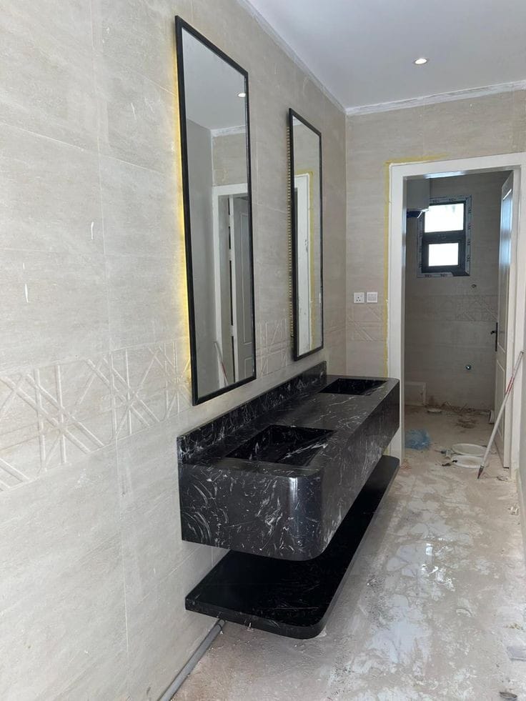 صور مغاسل رخام حمامات حديثة