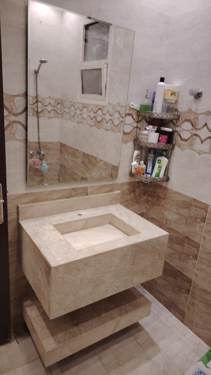 مغاسل رخام ، ديكورات حمامات فاخرة