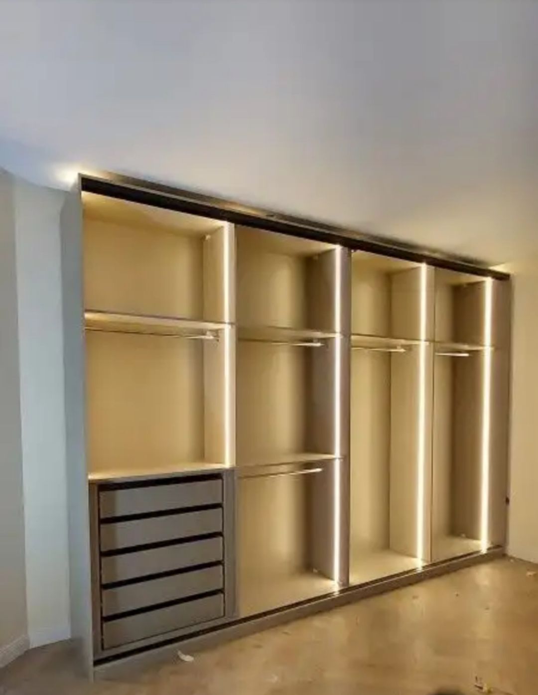 تفصيل خزائن دواليب غرف نوم مبتكره حسب الطلب